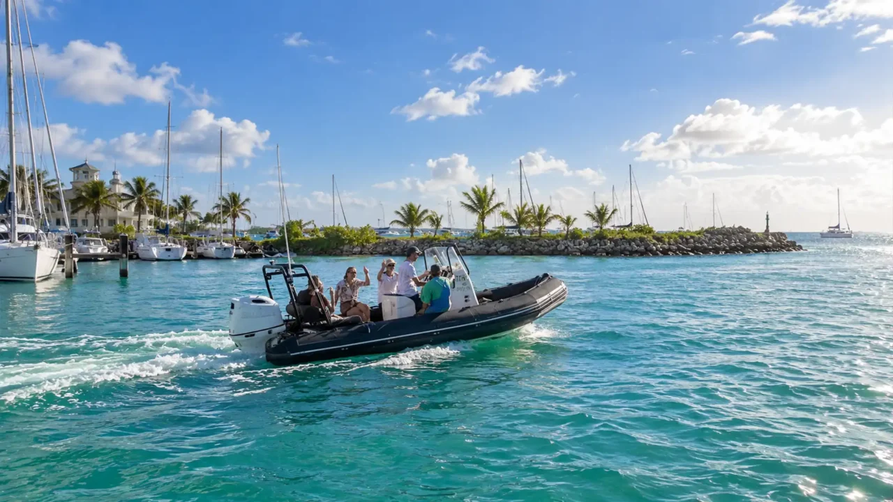 Kookoo.fr • Excursions • Locations bateaux • Saloon Boat • Mini-croisières • St-François • Guadeloupe