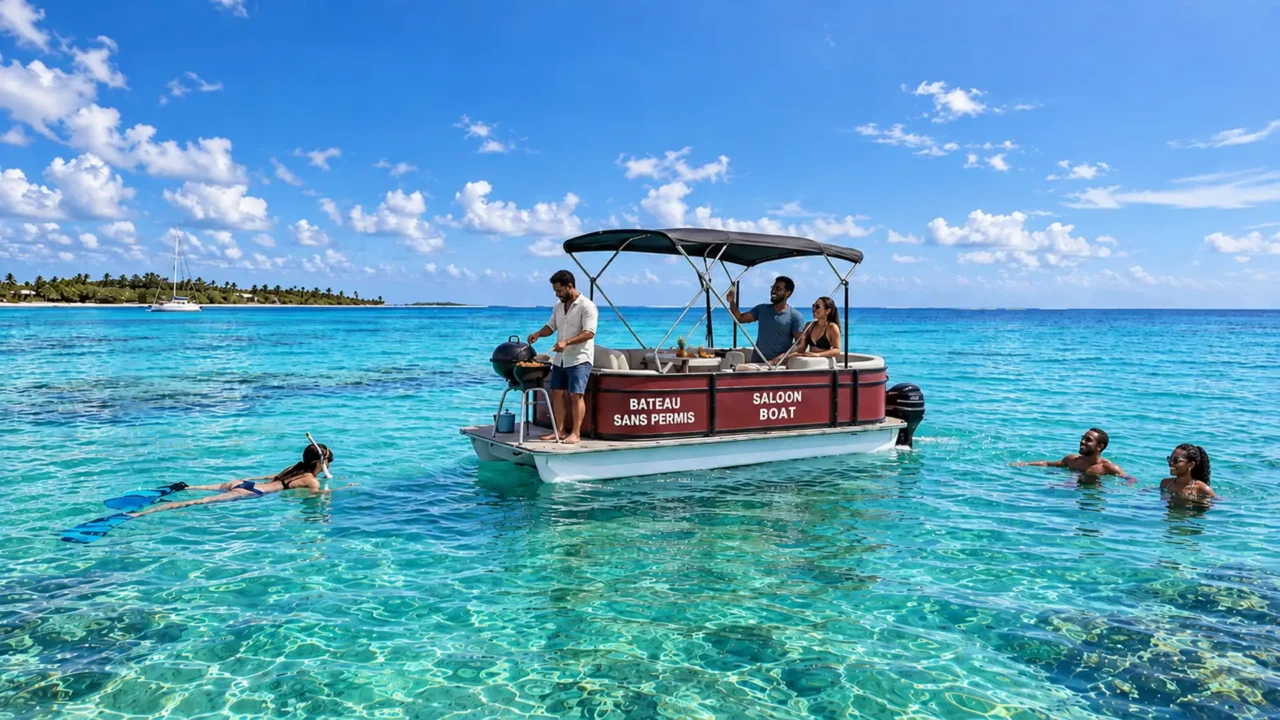 Kookoo.fr • Excursions • Locations bateaux • Saloon Boat • Mini-croisières • St-François • Guadeloupe